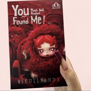 Skullpanda Plush Doll Pendant